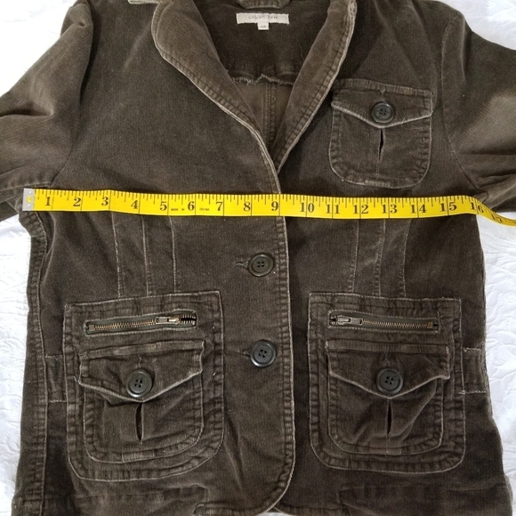 Urban Life size small greenish brown corderoy jacket - Picture 5 of 10